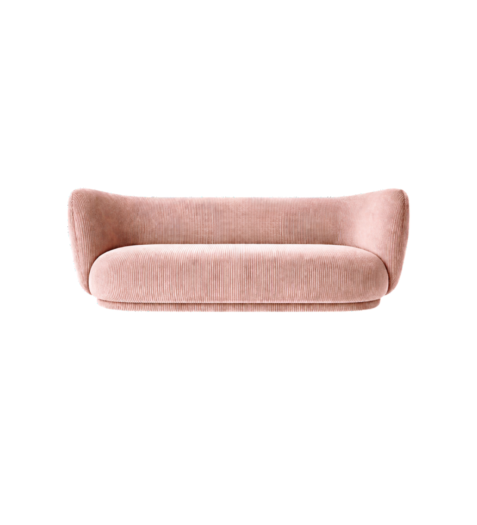 rico sofa 3 seater - devoré velvet by ferm living