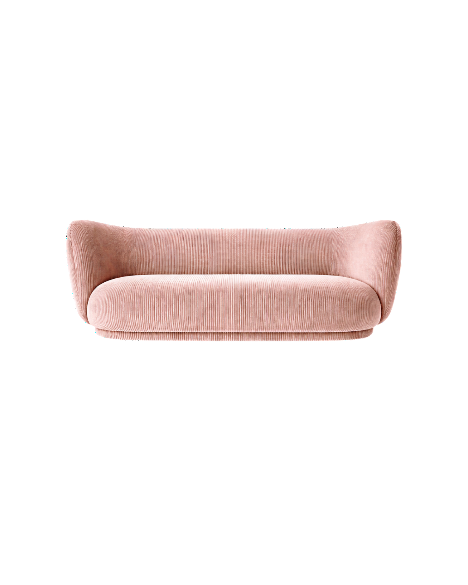 rico sofa 3 seater - devoré velvet by ferm living