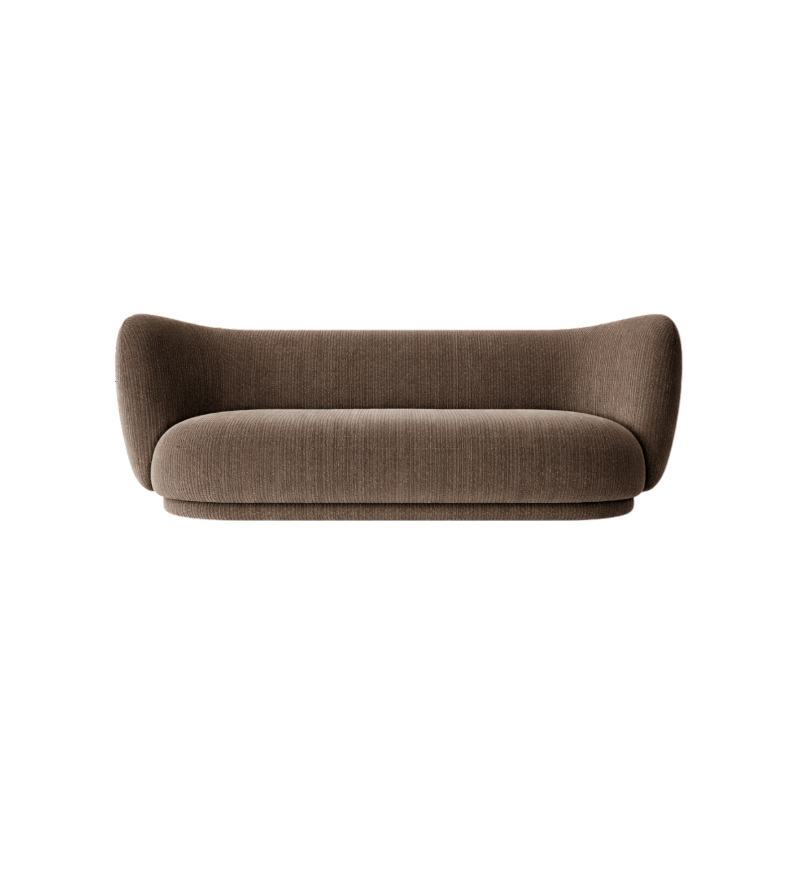 rico sofa 3 seater - devoré velvet by ferm living