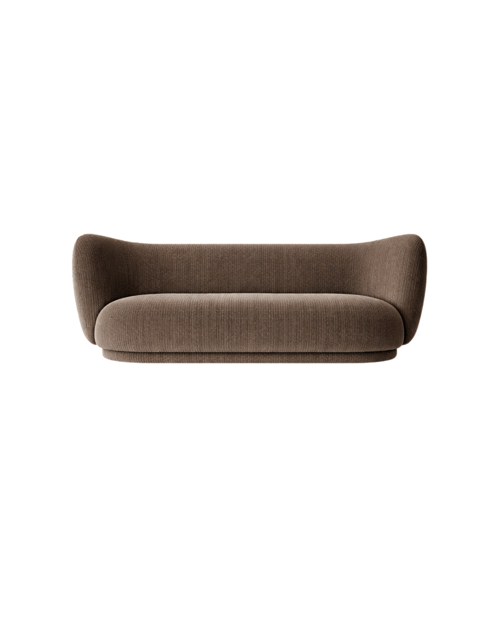 rico sofa 3 seater - devoré velvet by ferm living