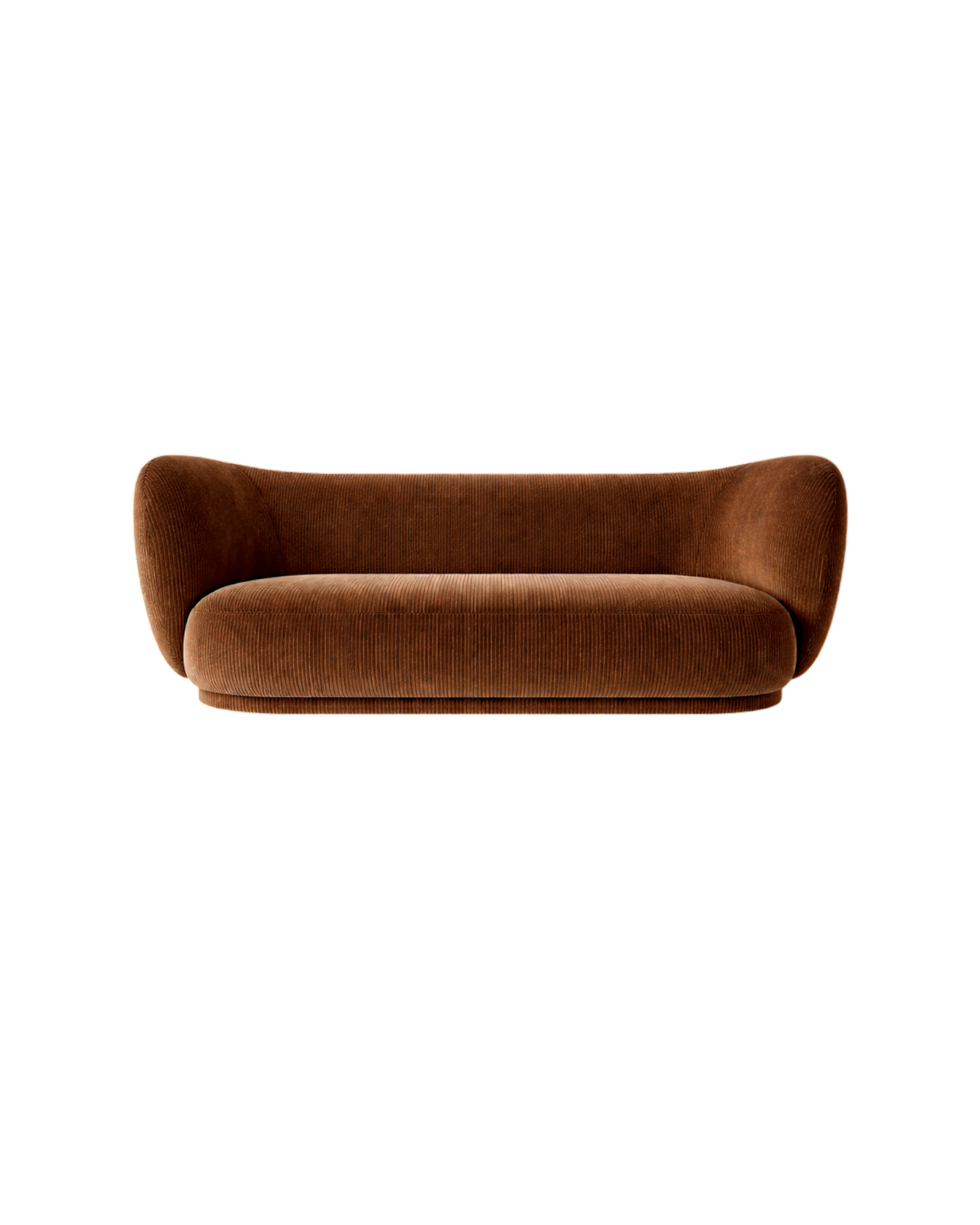 rico sofa 3 seater - devoré velvet by ferm living