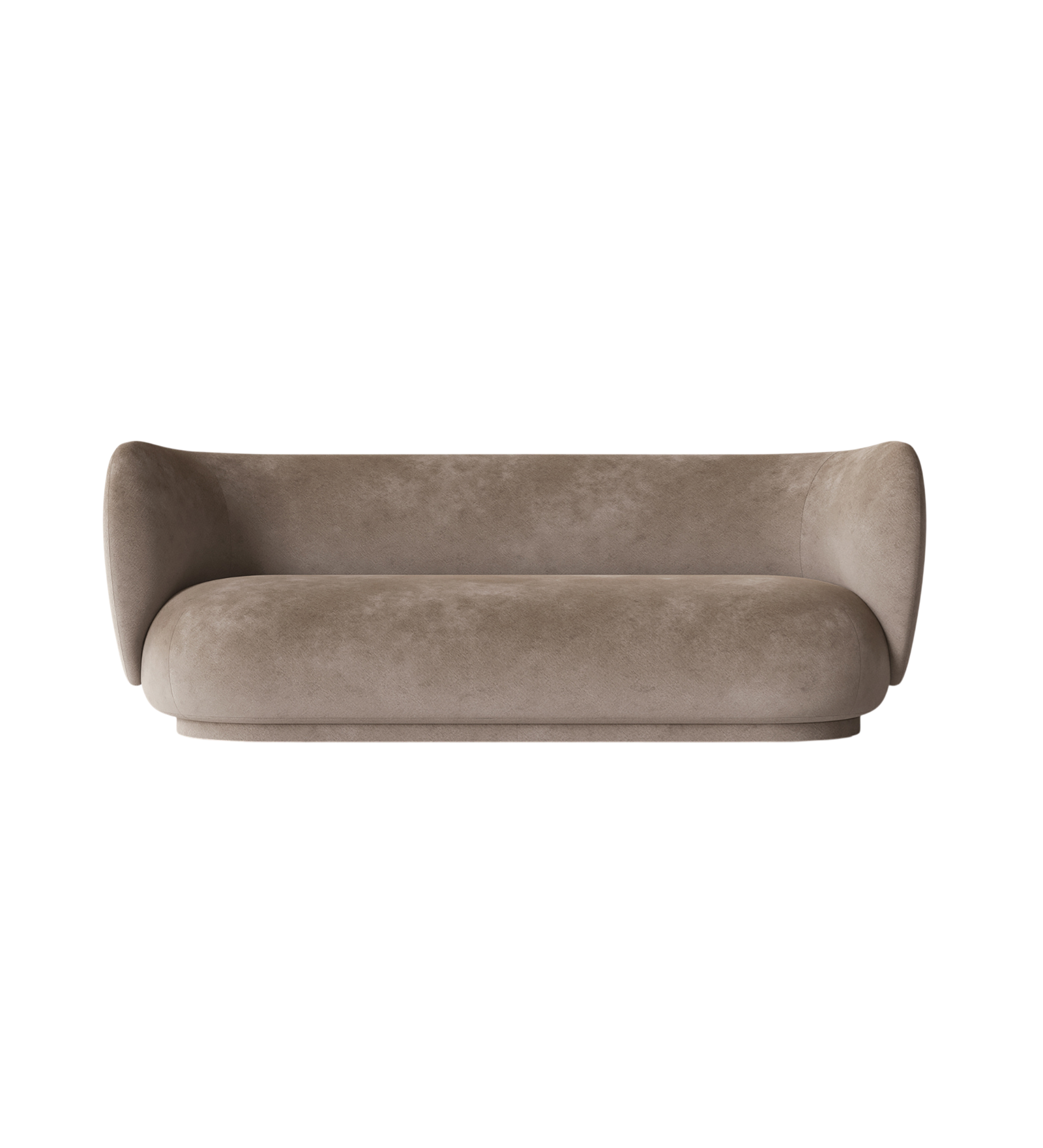 rico sofa 3 seater - rich velvet by nevotex 
