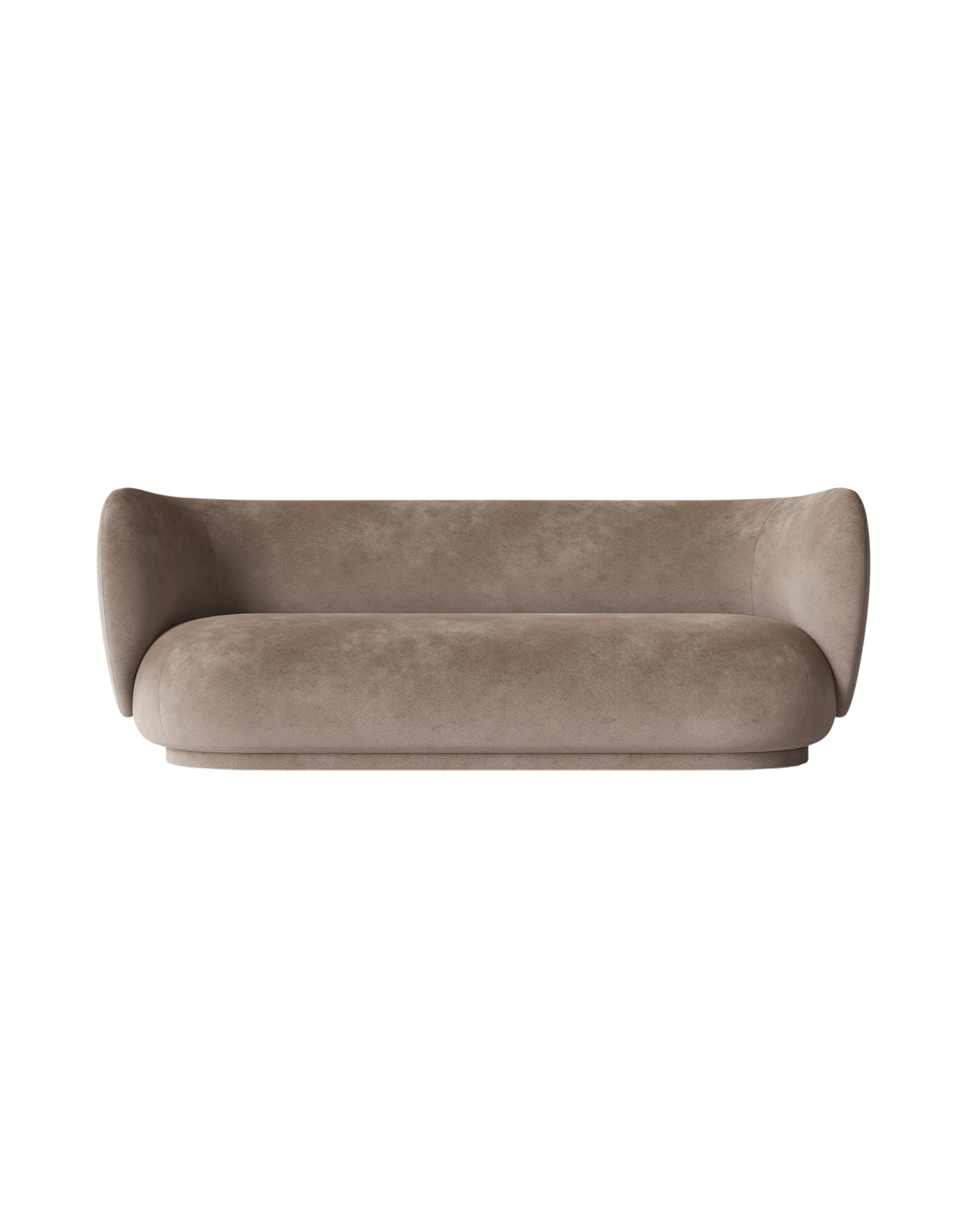 rico sofa 3 seater - rich velvet by nevotex 