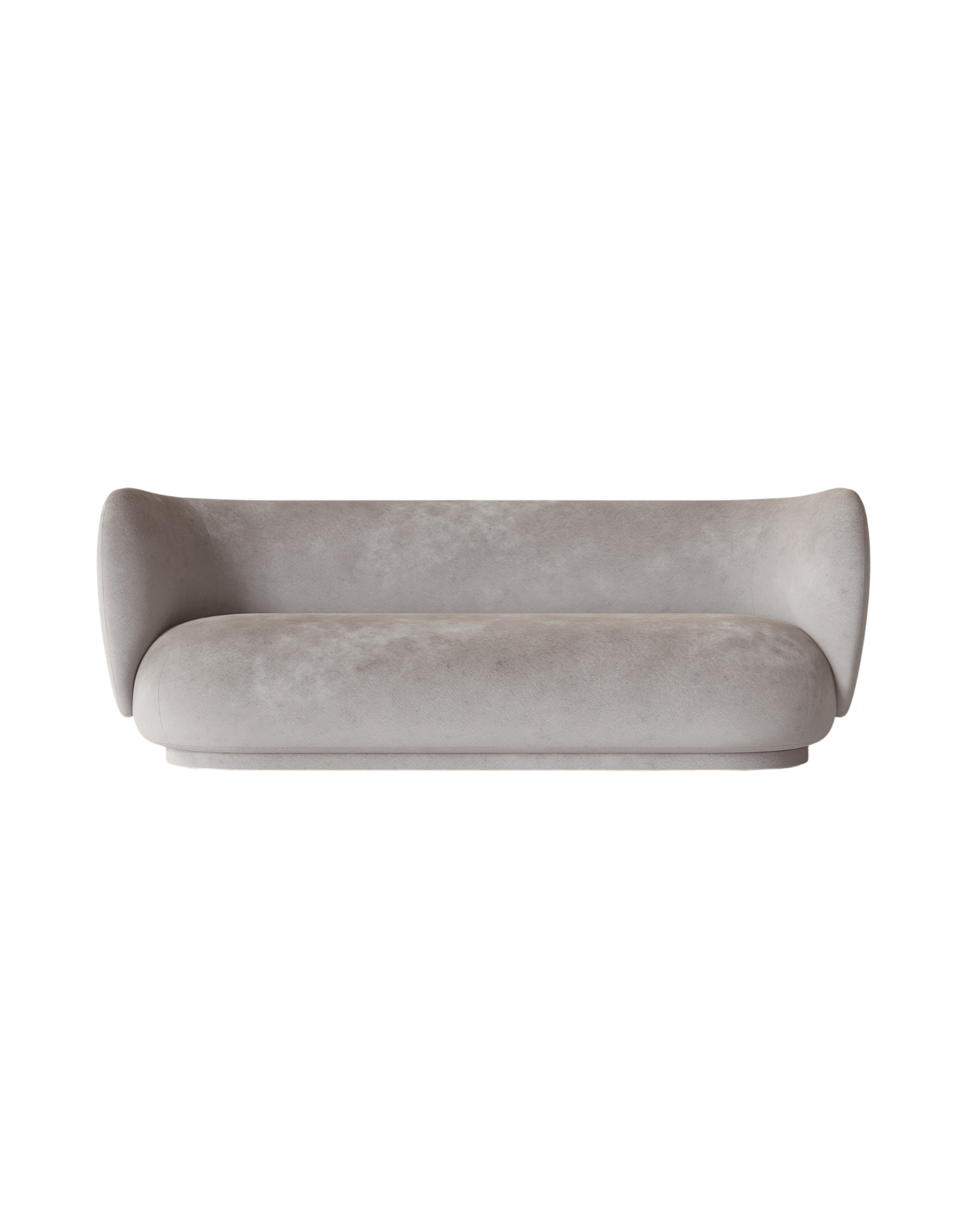 rico sofa 3 seater - faded velvet by nevotex 