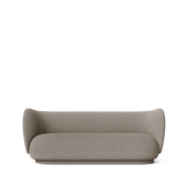 rico sofa 3 seater - main line flax by camira 