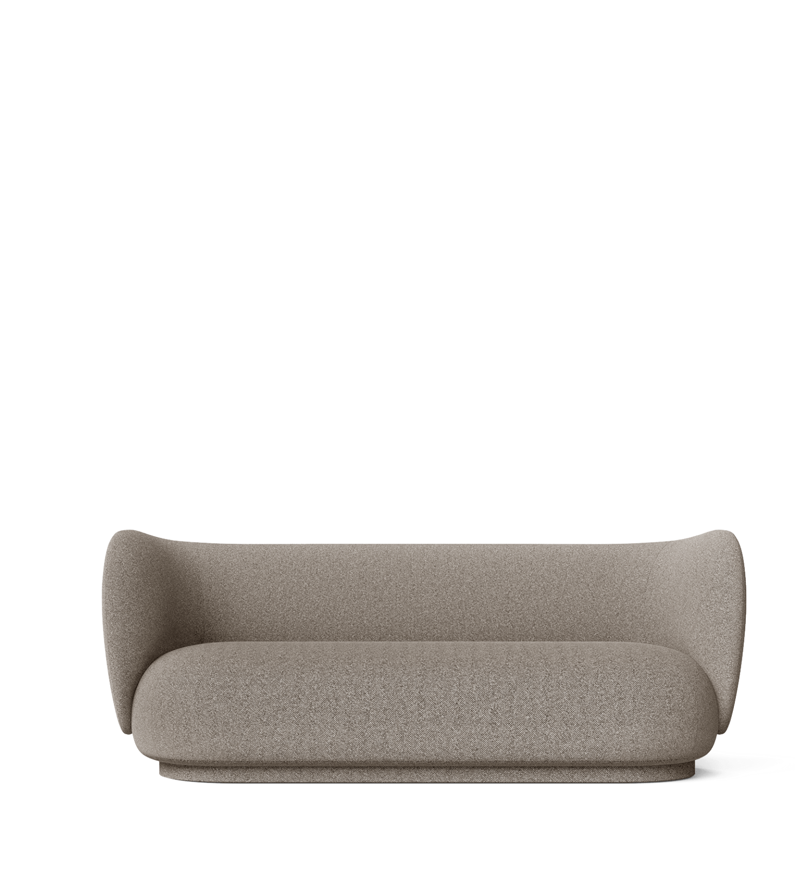 rico sofa 3 seater - main line flax by camira 