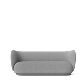 rico sofa 3 seater - main line flax by camira 
