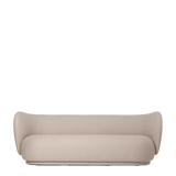rico sofa 3 seater - main line flax by camira 