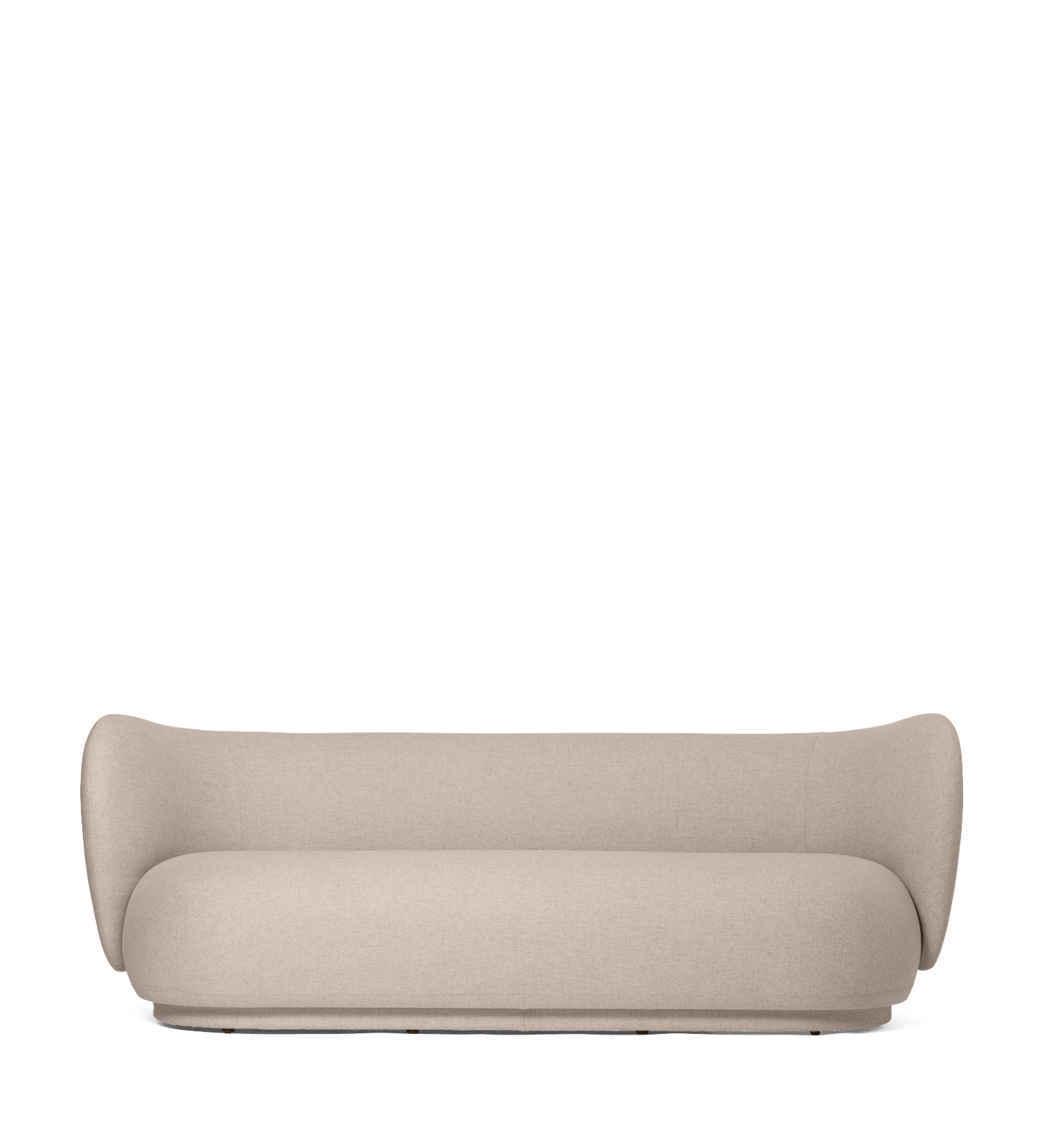 rico sofa 3 seater - main line flax by camira 