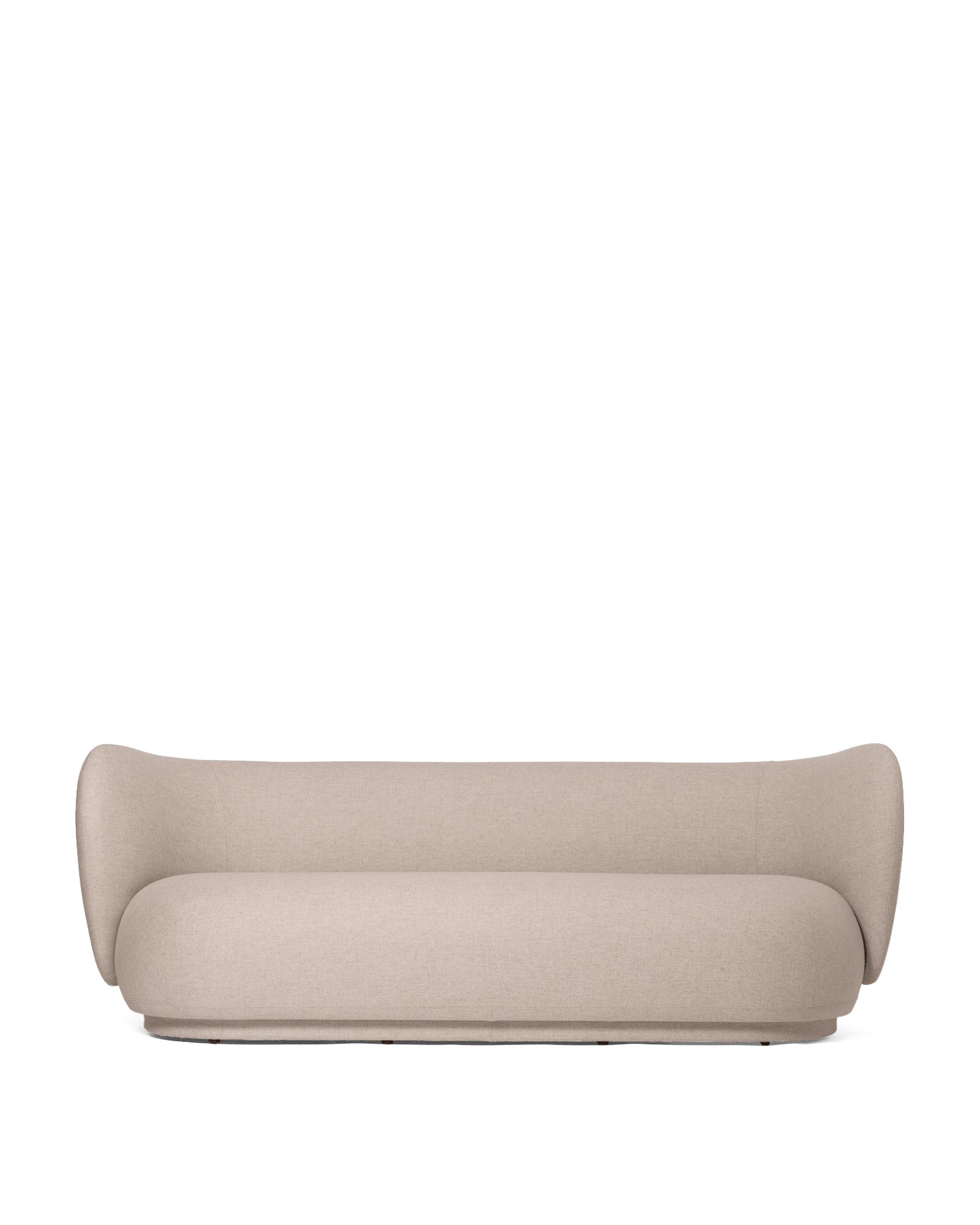rico sofa 3 seater - main line flax by camira 