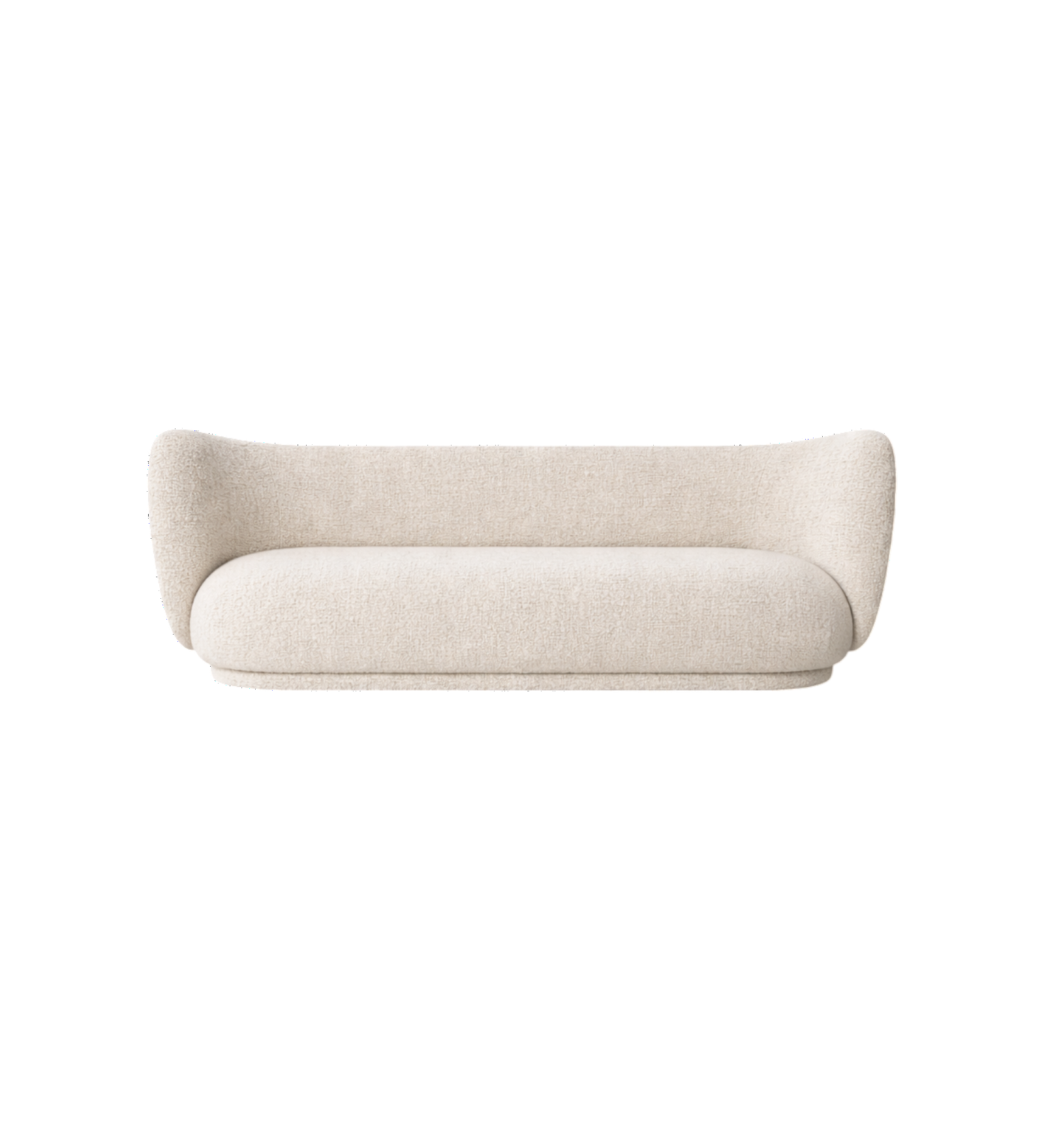 rico sofa 3 seater - nordic bouclé by ferm living