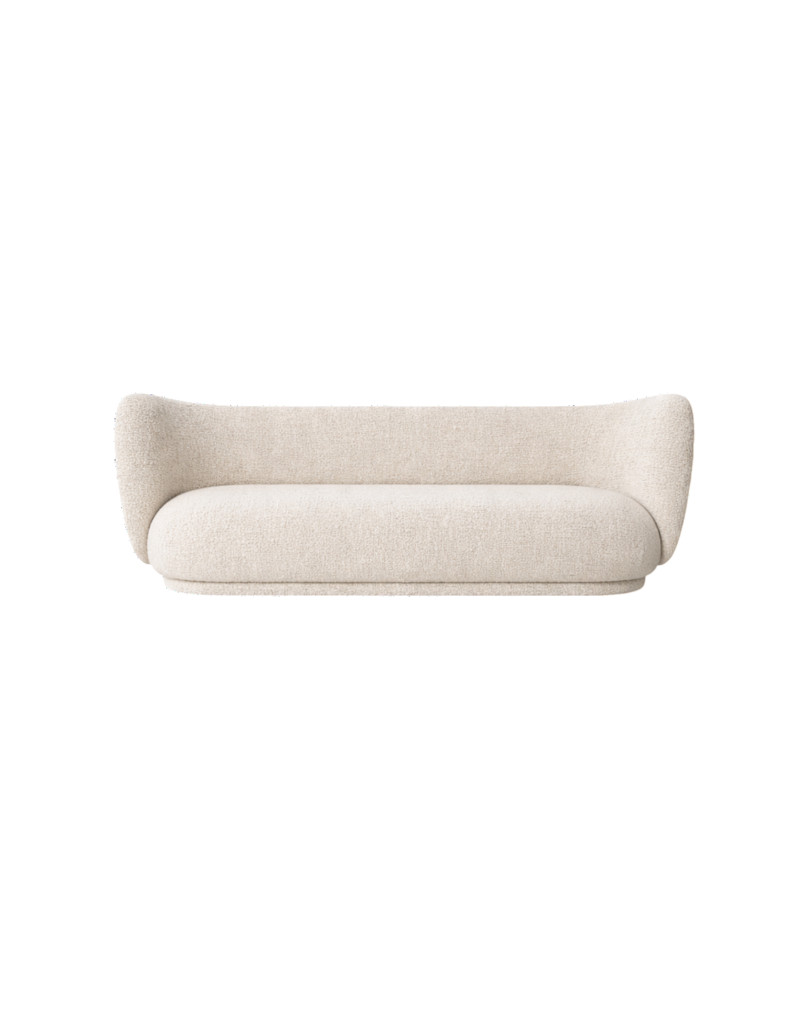rico sofa 3 seater - nordic bouclé by ferm living