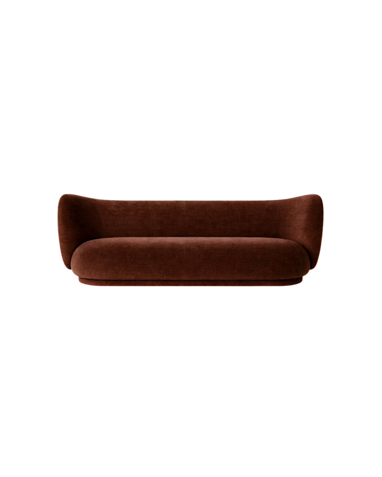 rico sofa 3 seater - rich velvet by nevotex 