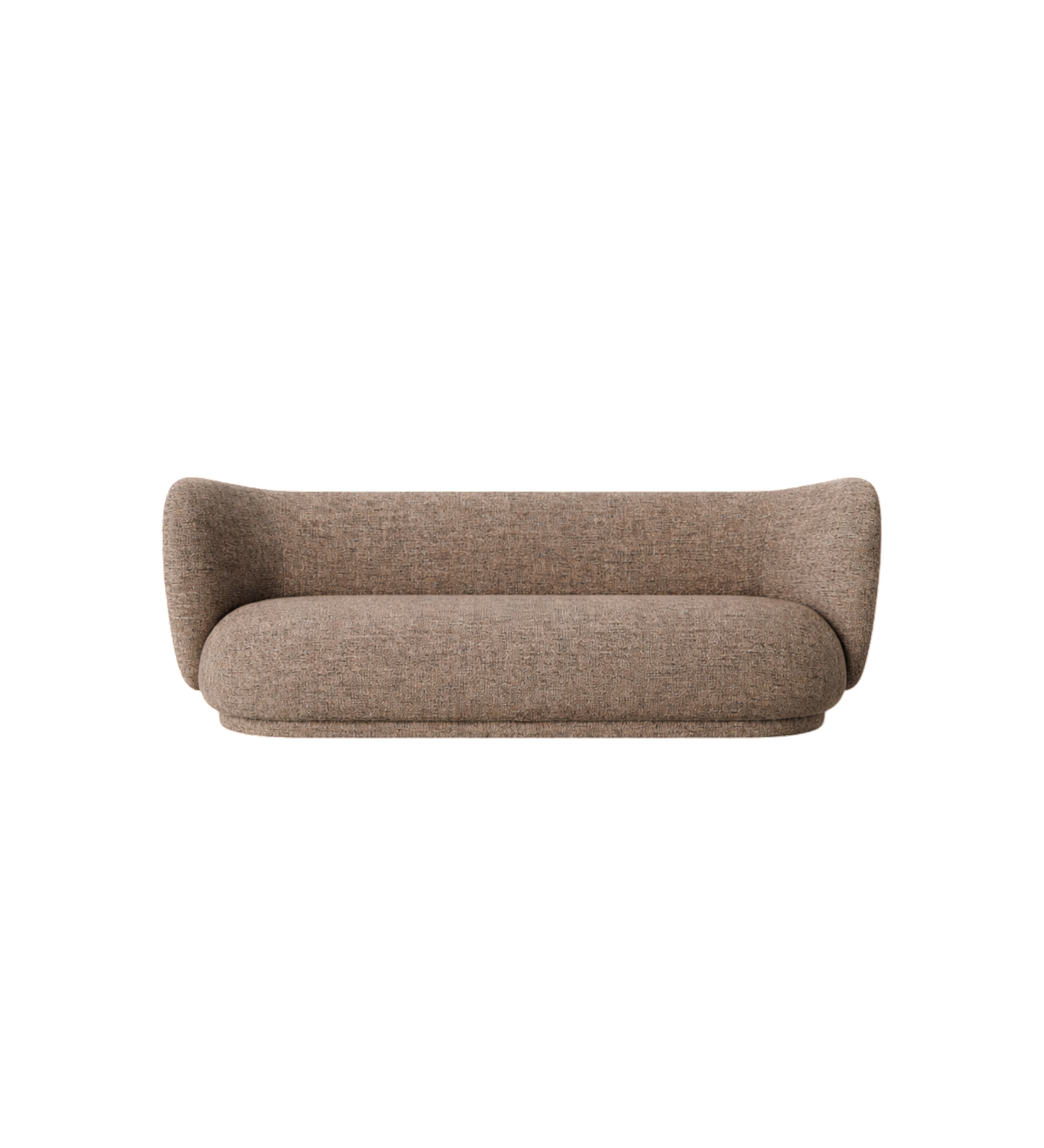rico sofa 3 seater - soft bouclé by ferm living 