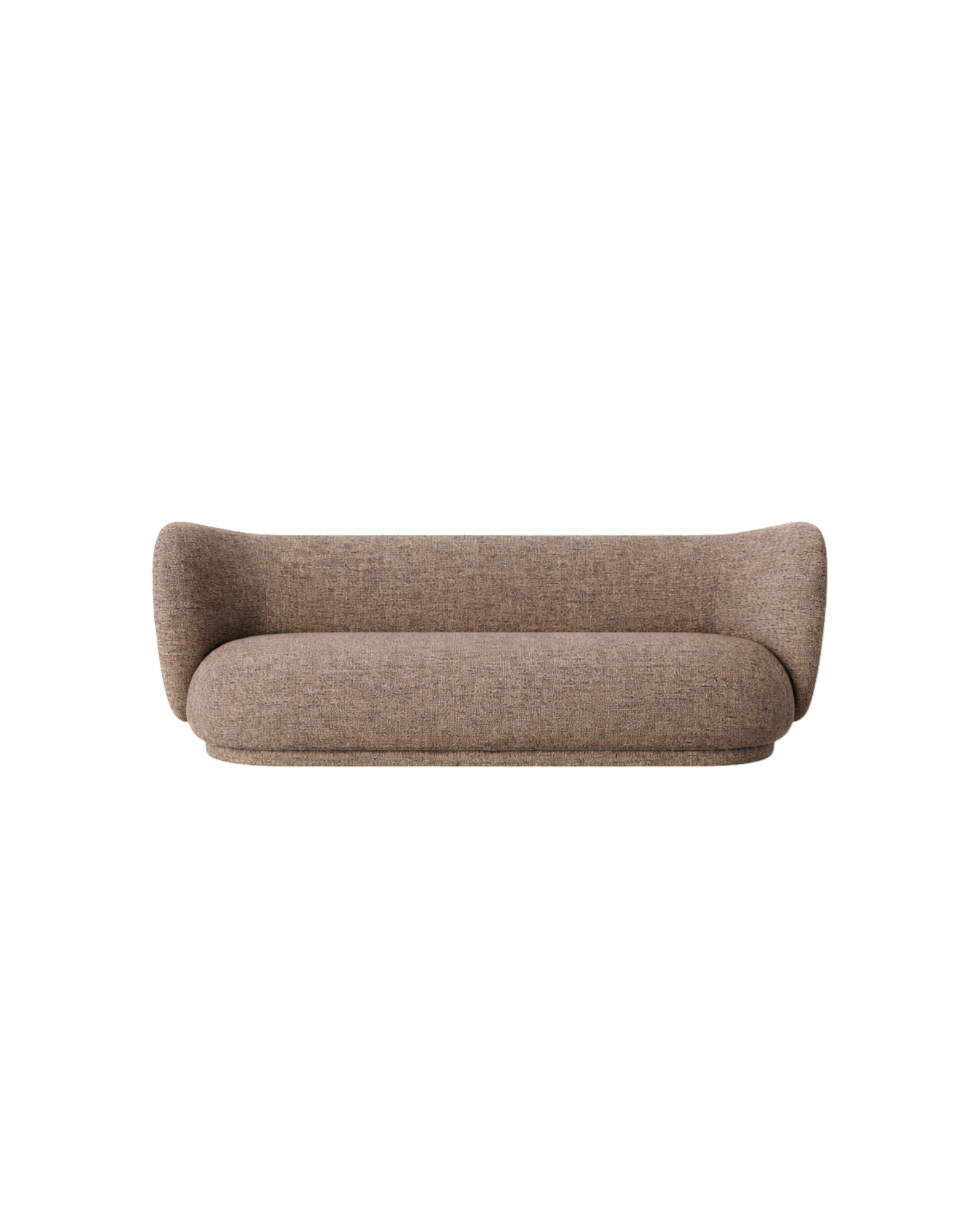 rico sofa 3 seater - soft bouclé by ferm living 