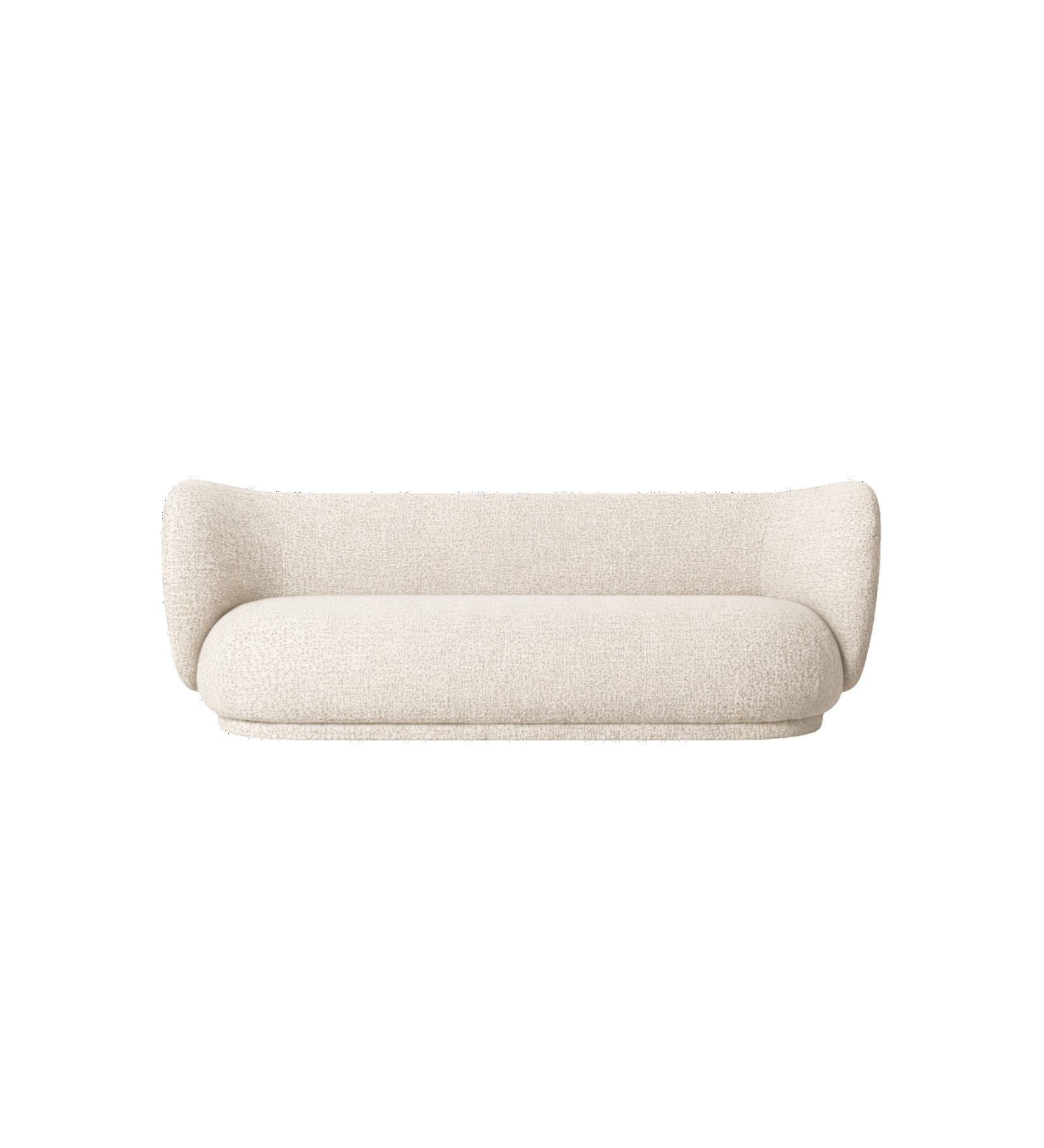rico sofa 3 seater - soft bouclé by ferm living 