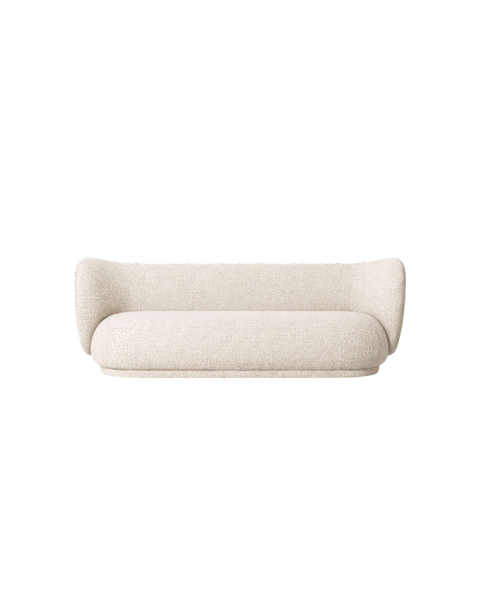 rico sofa 3 seater - soft bouclé by ferm living 