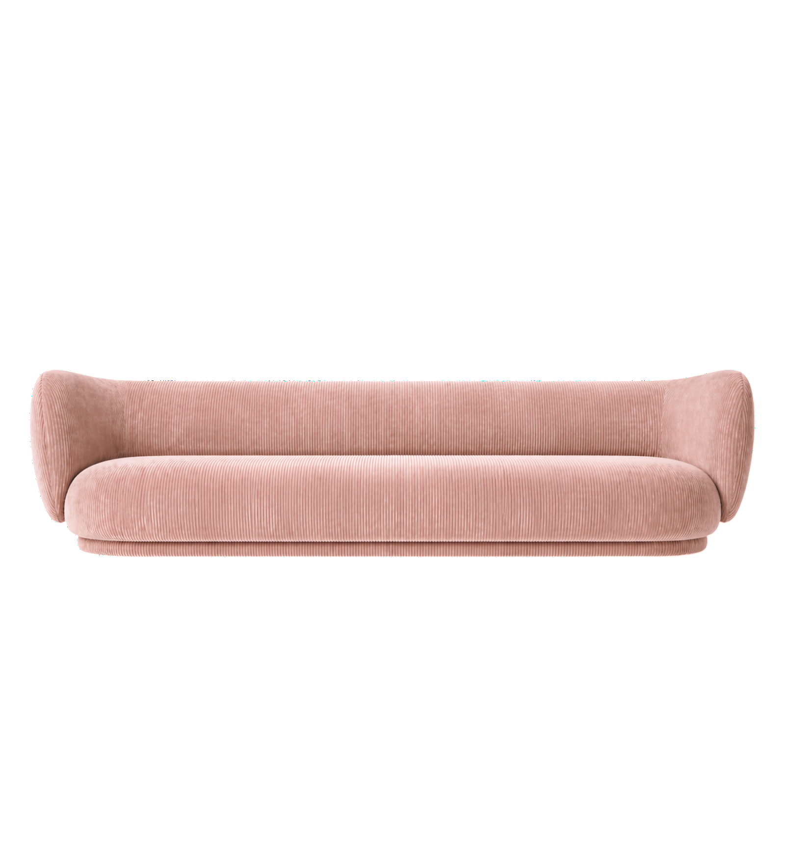 rico sofa 4 seater - devoré velvet by ferm living