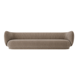 rico sofa 4 seater - devoré velvet by ferm living