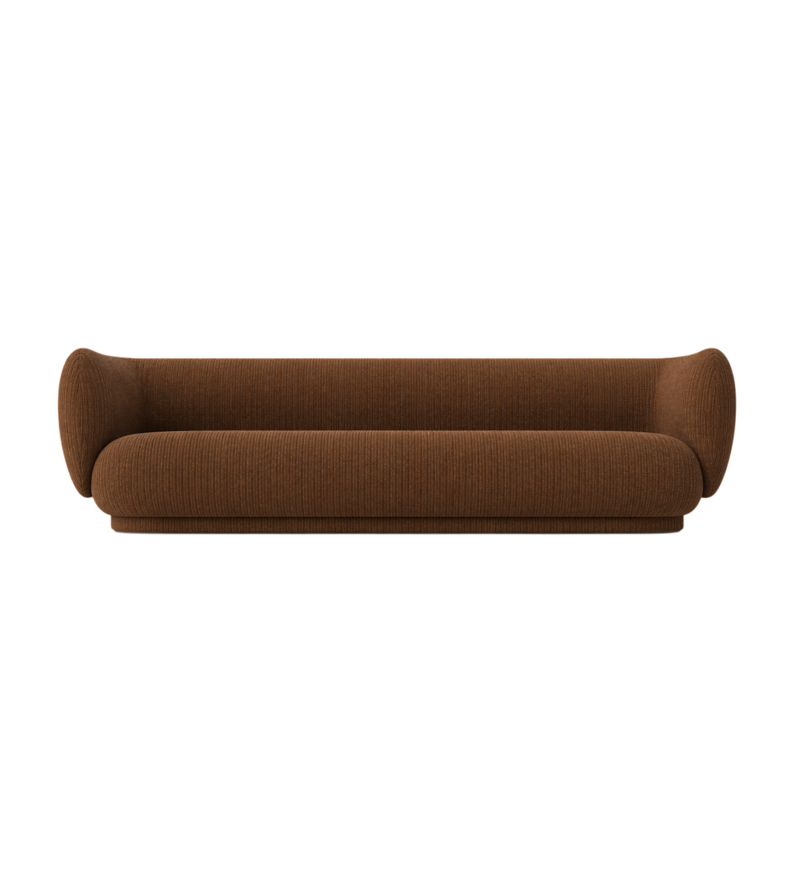 rico sofa 4 seater - devoré velvet by ferm living
