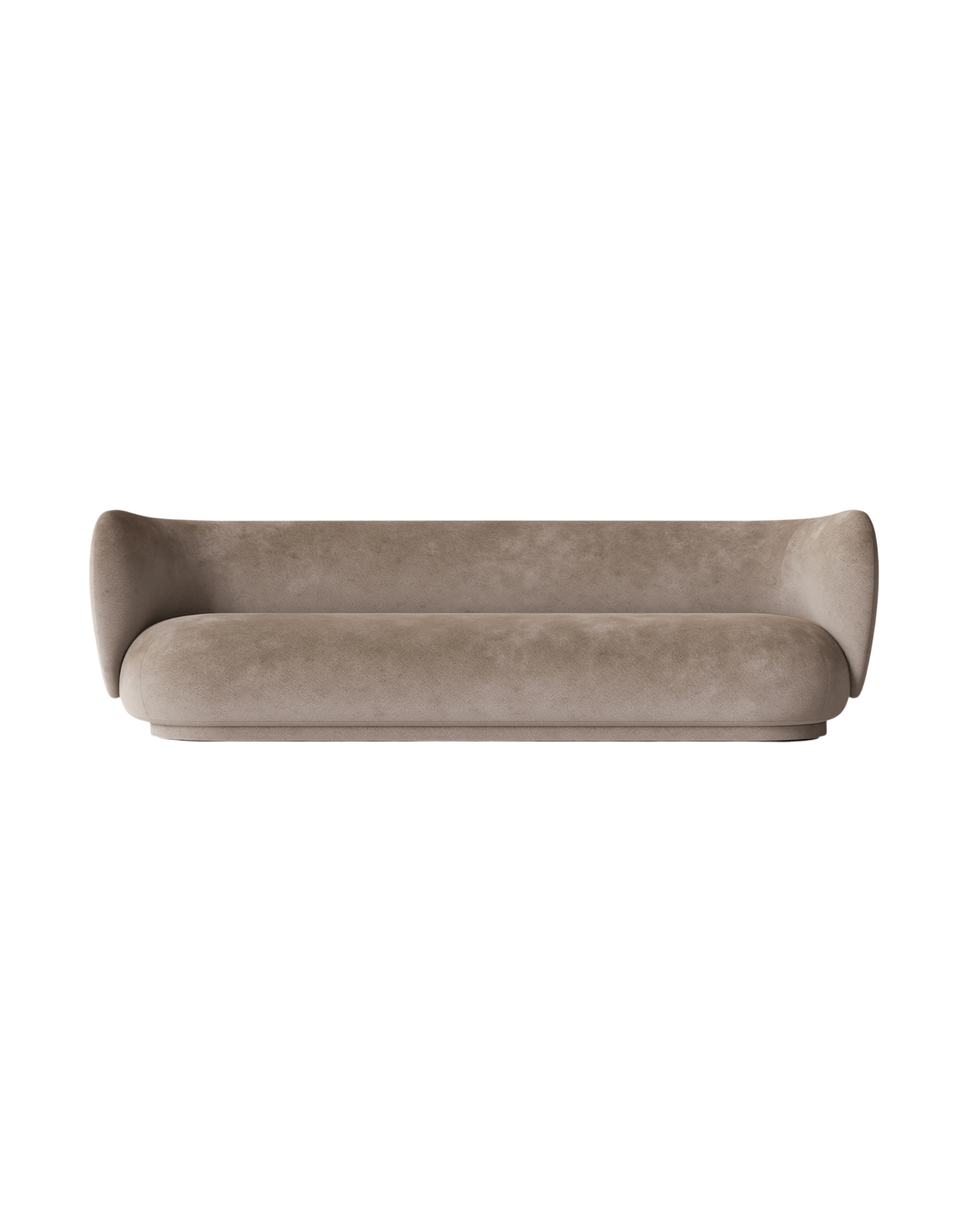 rico sofa 4 seater - faded velvet by nevotex 