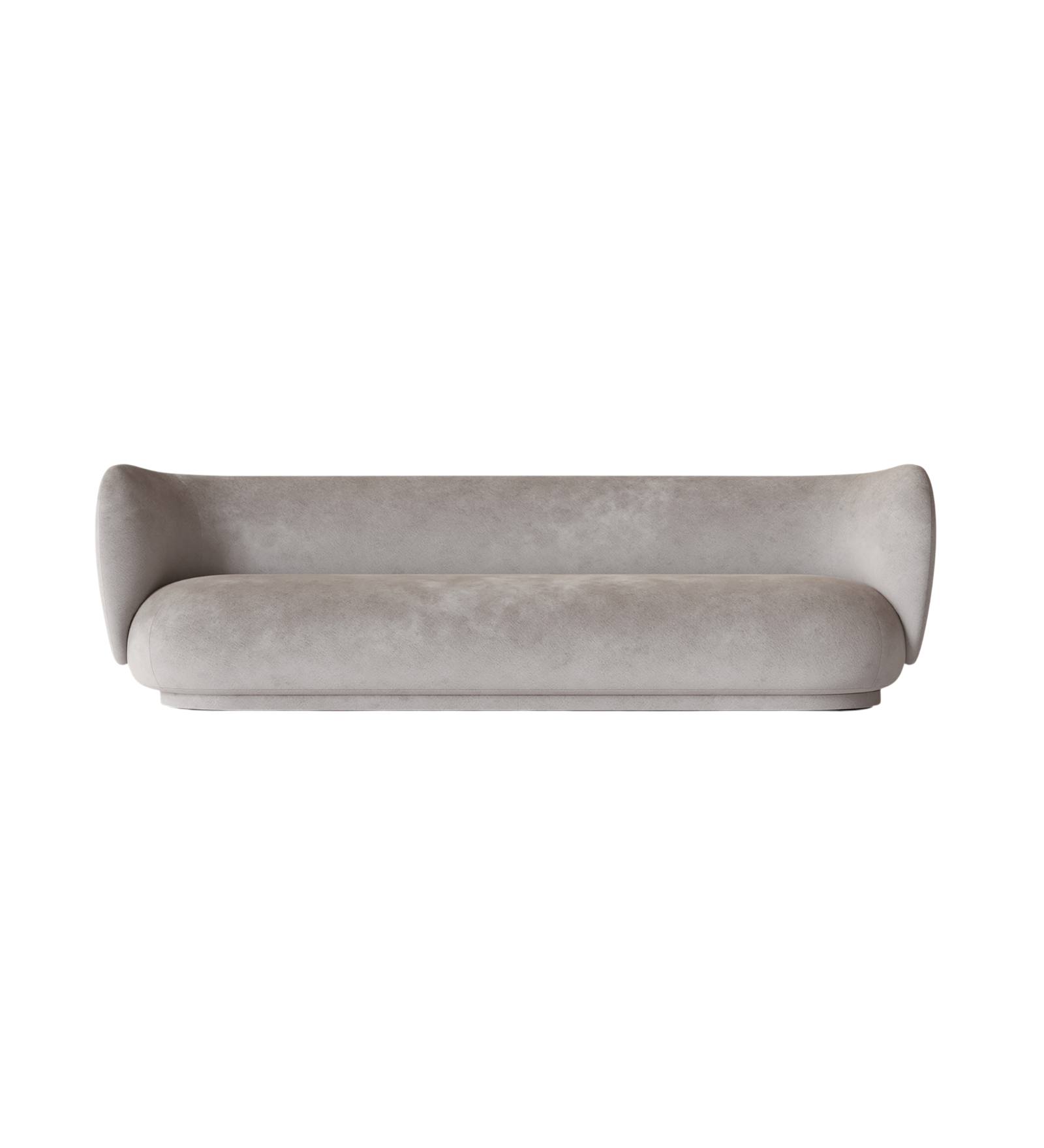 rico sofa 4 seater - faded velvet by nevotex 