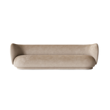 rico sofa 4 seater - faded velvet by nevotex 
