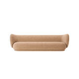 rico sofa 4 seater - rich velvet by nevotex 