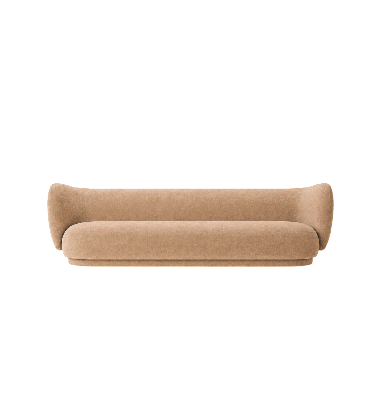 rico sofa 4 seater - rich velvet by nevotex 