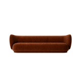 rico sofa 4 seater - rich velvet by nevotex 
