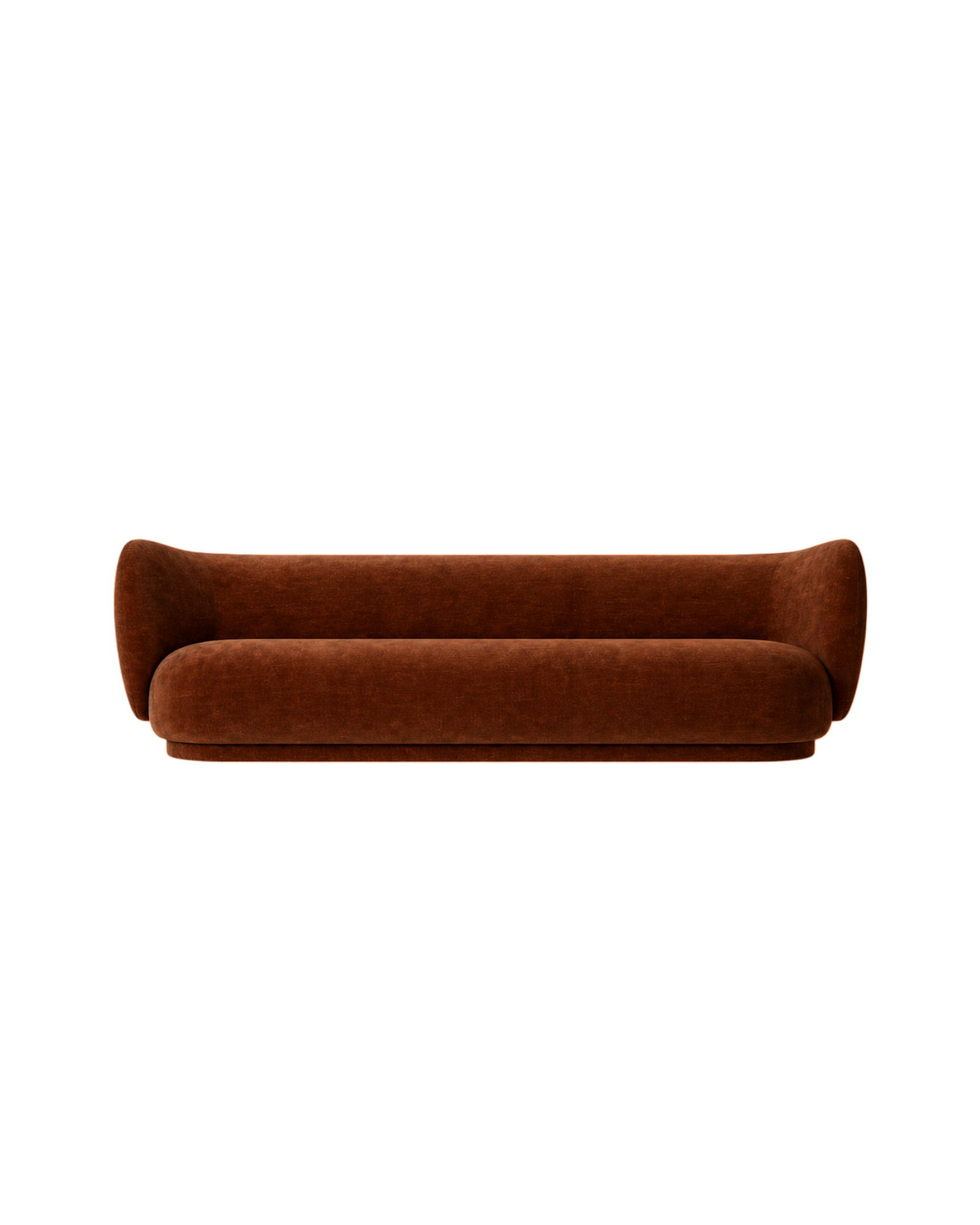 rico sofa 4 seater - rich velvet by nevotex 