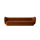 rico sofa 4 seater - rich velvet by nevotex 