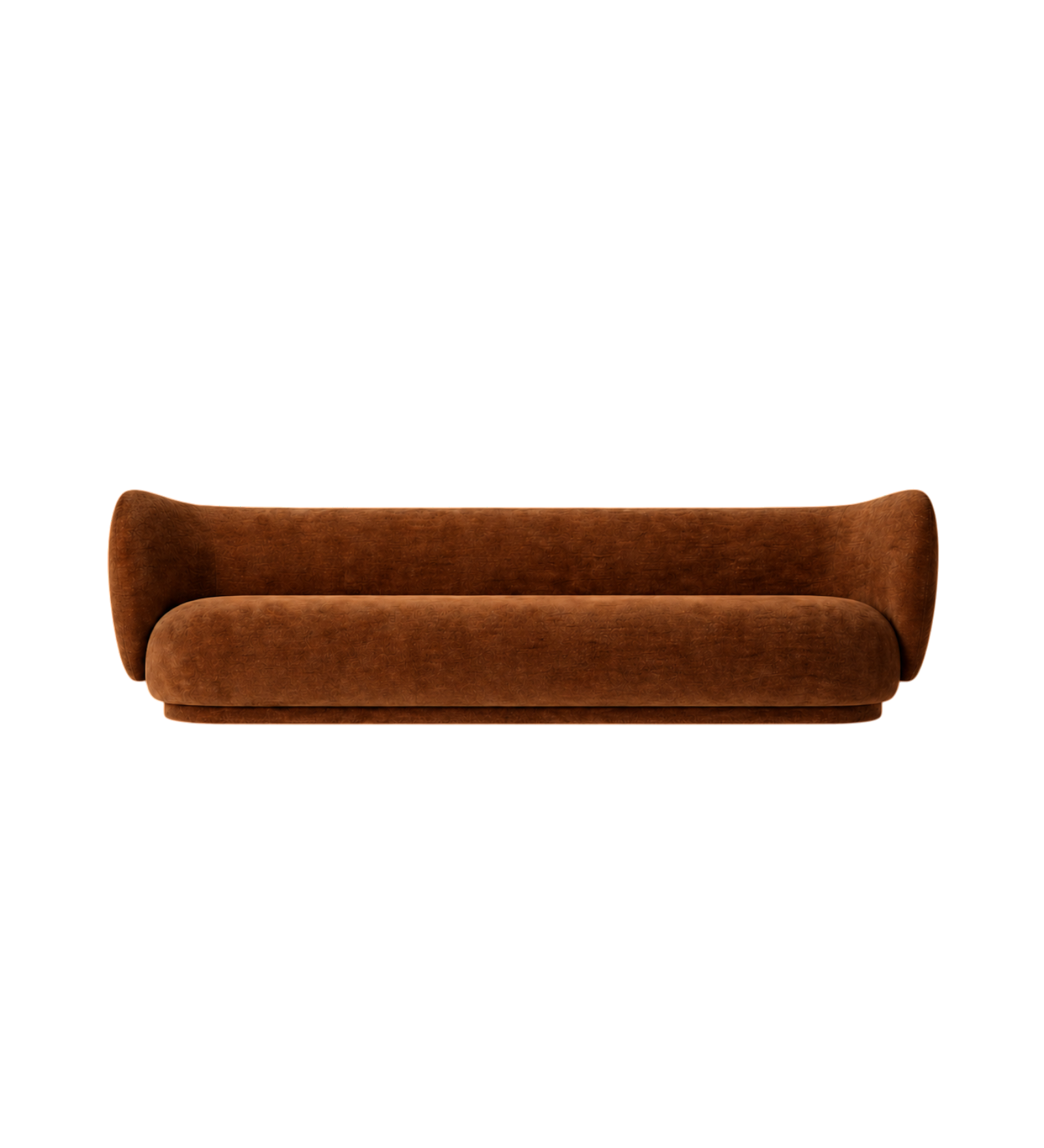 rico sofa 4 seater - rich velvet by nevotex 