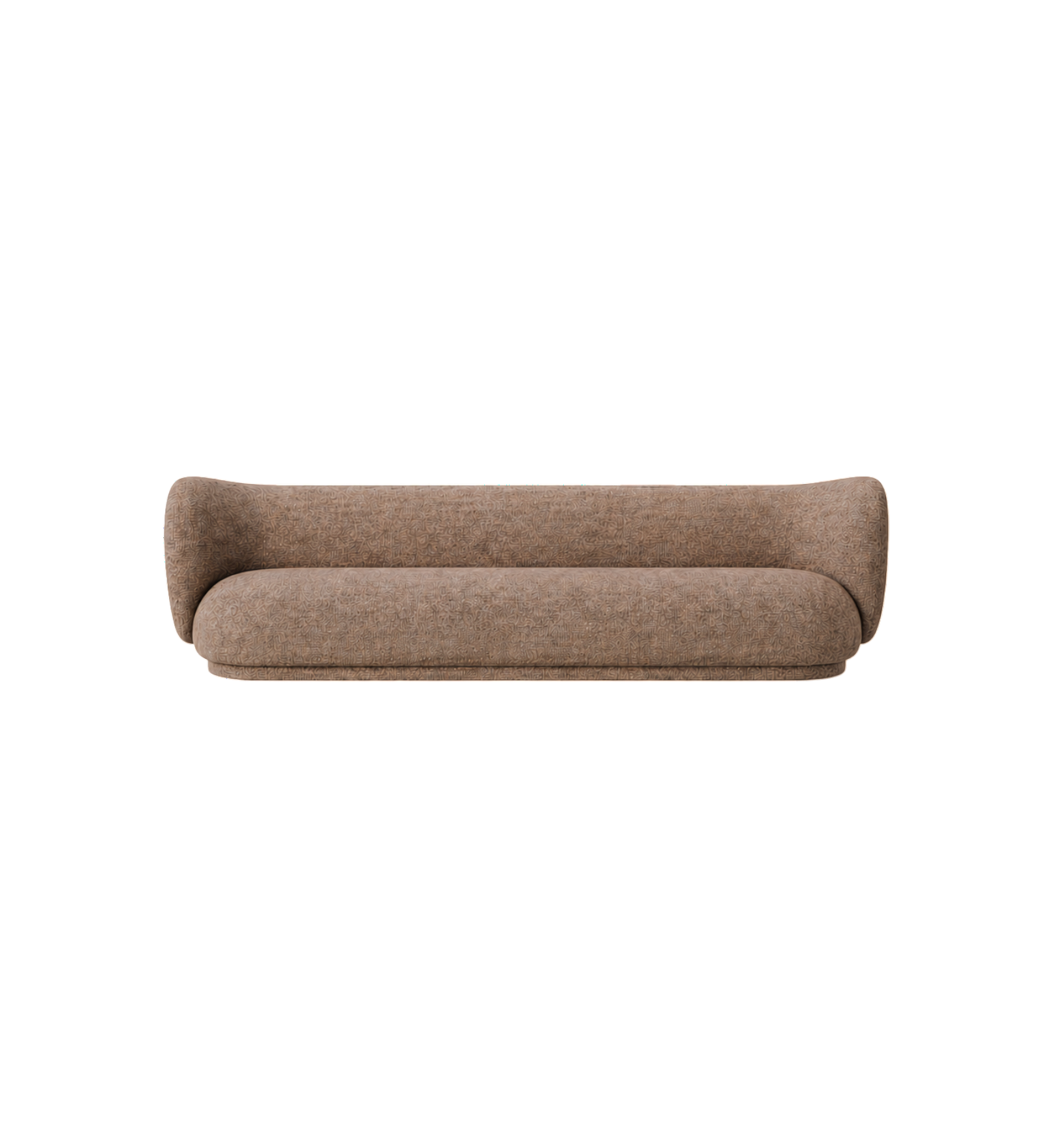 rico sofa 4 seater - soft bouclé by ferm living 