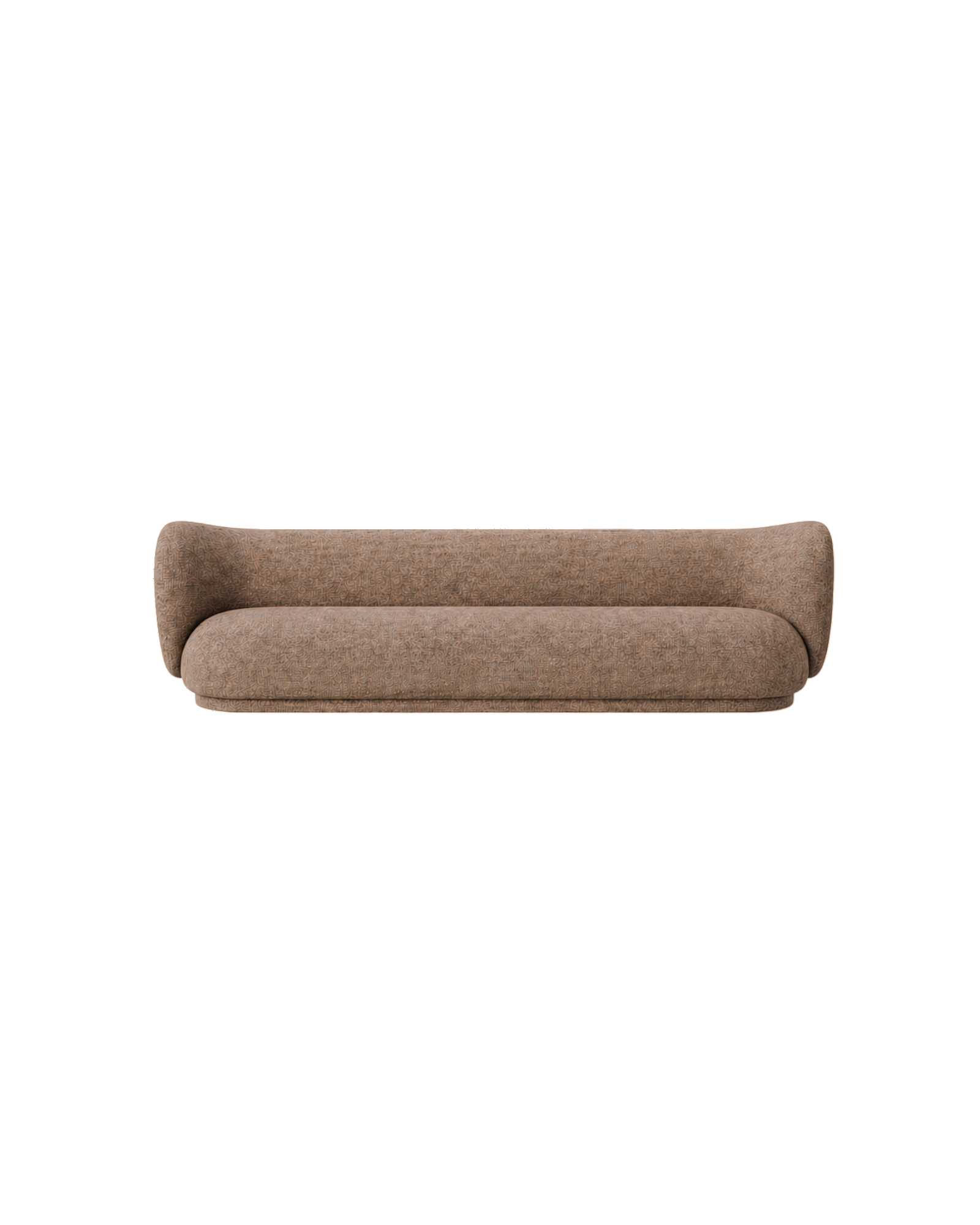 rico sofa 4 seater - soft bouclé by ferm living 