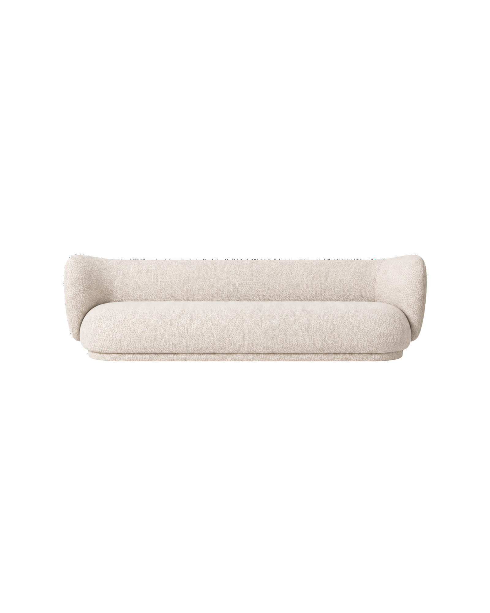 rico sofa 4 seater - soft bouclé by ferm living 