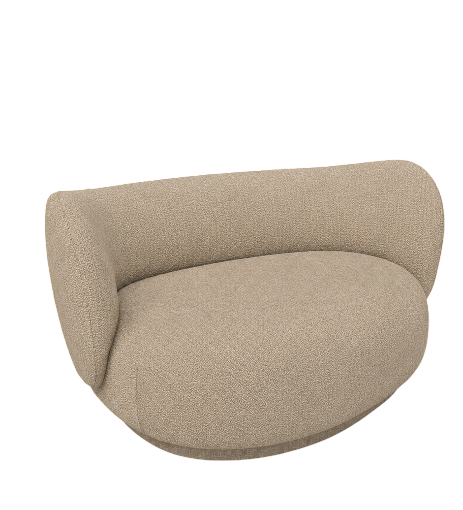 rico curve left - bouclé by ferm living 