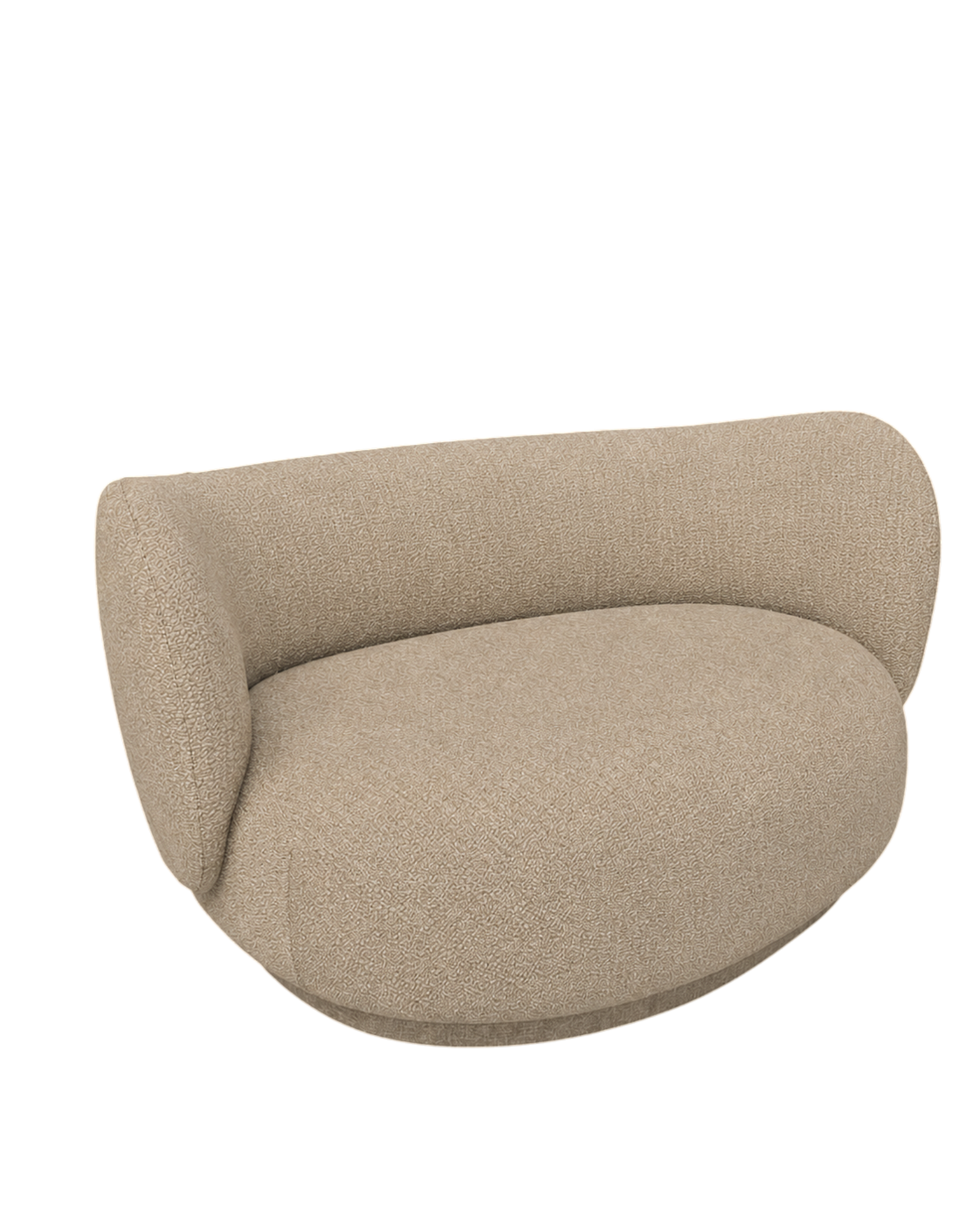 rico curve left - bouclé by ferm living 