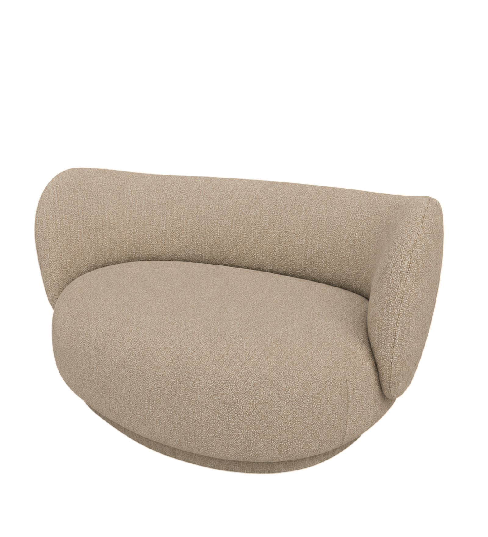 rico curve right - bouclé by ferm living 