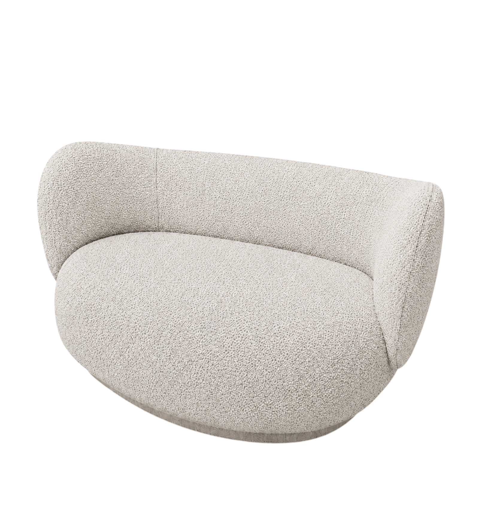 rico curve right - soft bouclé by ferm living 