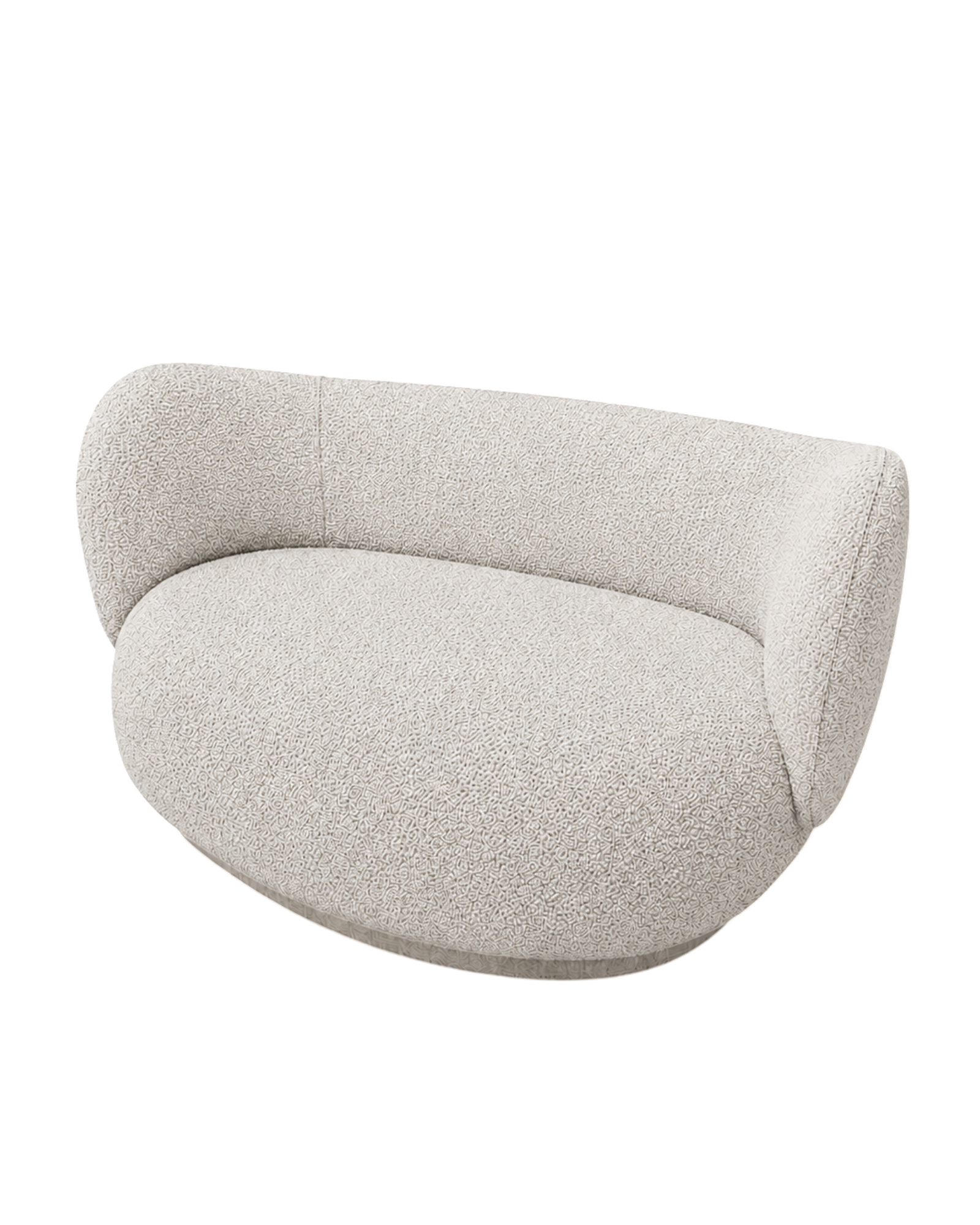 rico curve right - soft bouclé by ferm living 