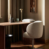 rico dining chair swivel - bouclé by ferm living 