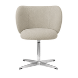 rico dining chair swivel - brushed by ferm living