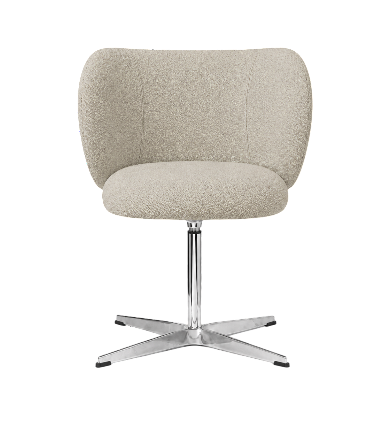 rico dining chair swivel - brushed by ferm living