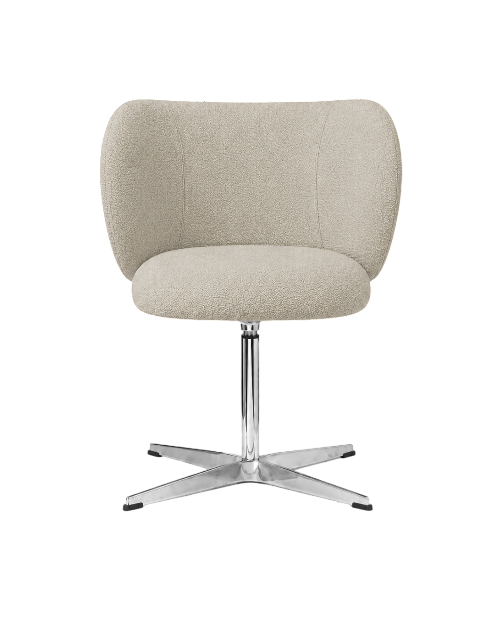 rico dining chair swivel - brushed by ferm living