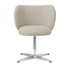 rico dining chair swivel - brushed by ferm living