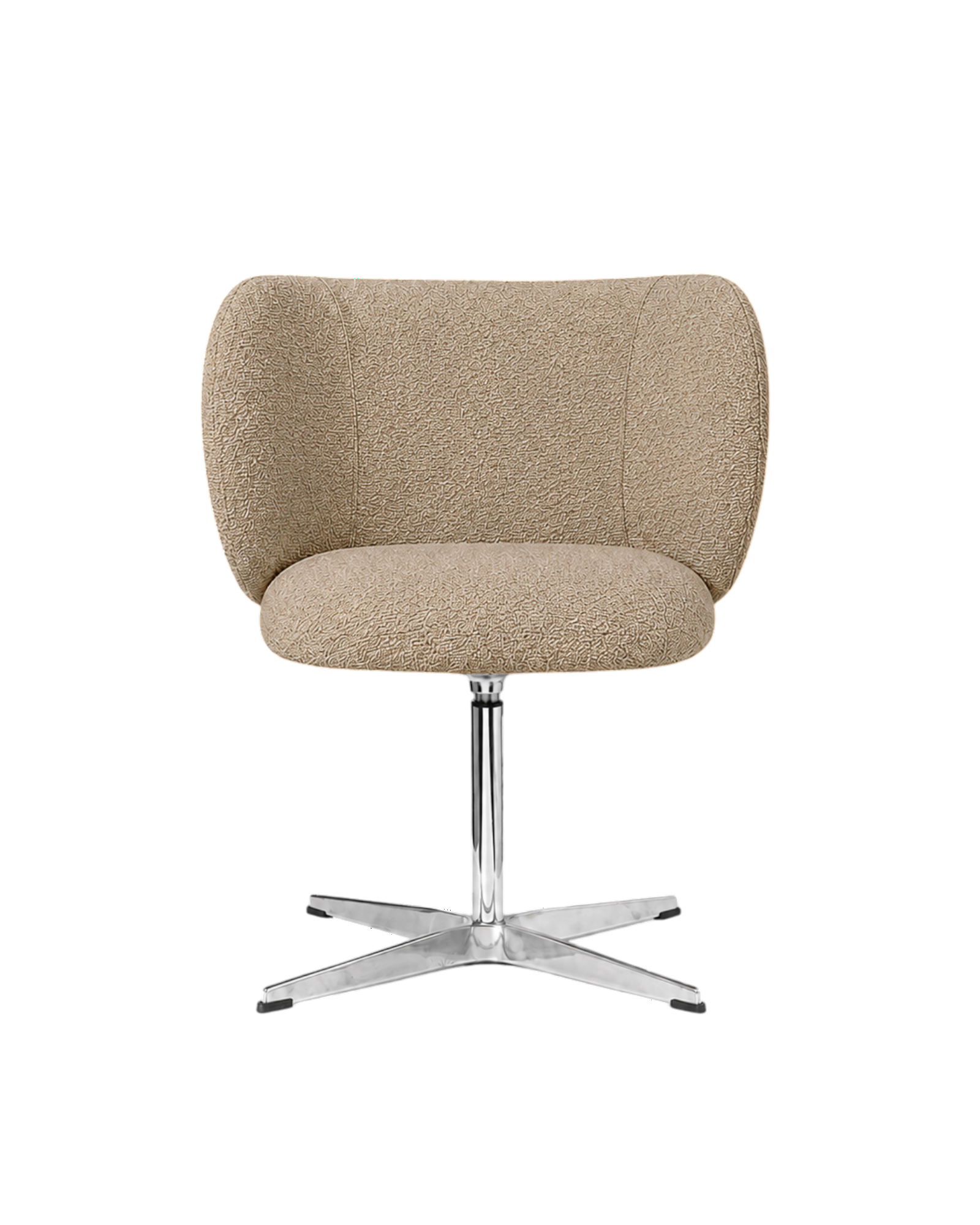 rico dining chair swivel - brushed by ferm living