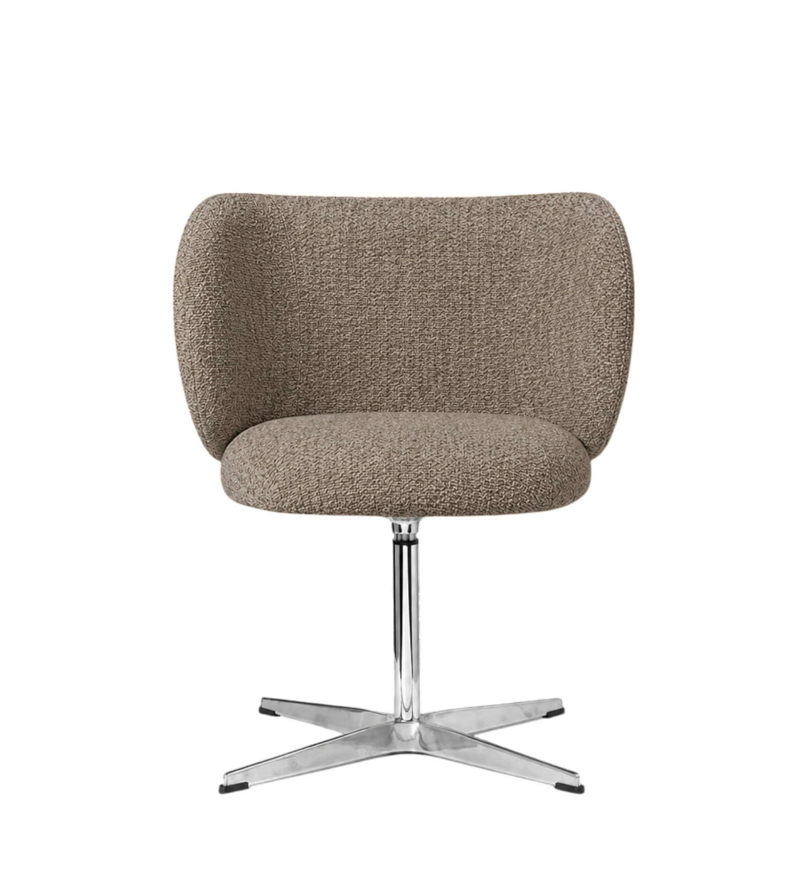 rico dining chair swivel - brushed by ferm living