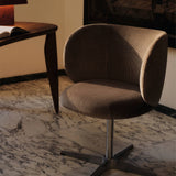 rico dining chair swivel - devoré velvet by ferm living