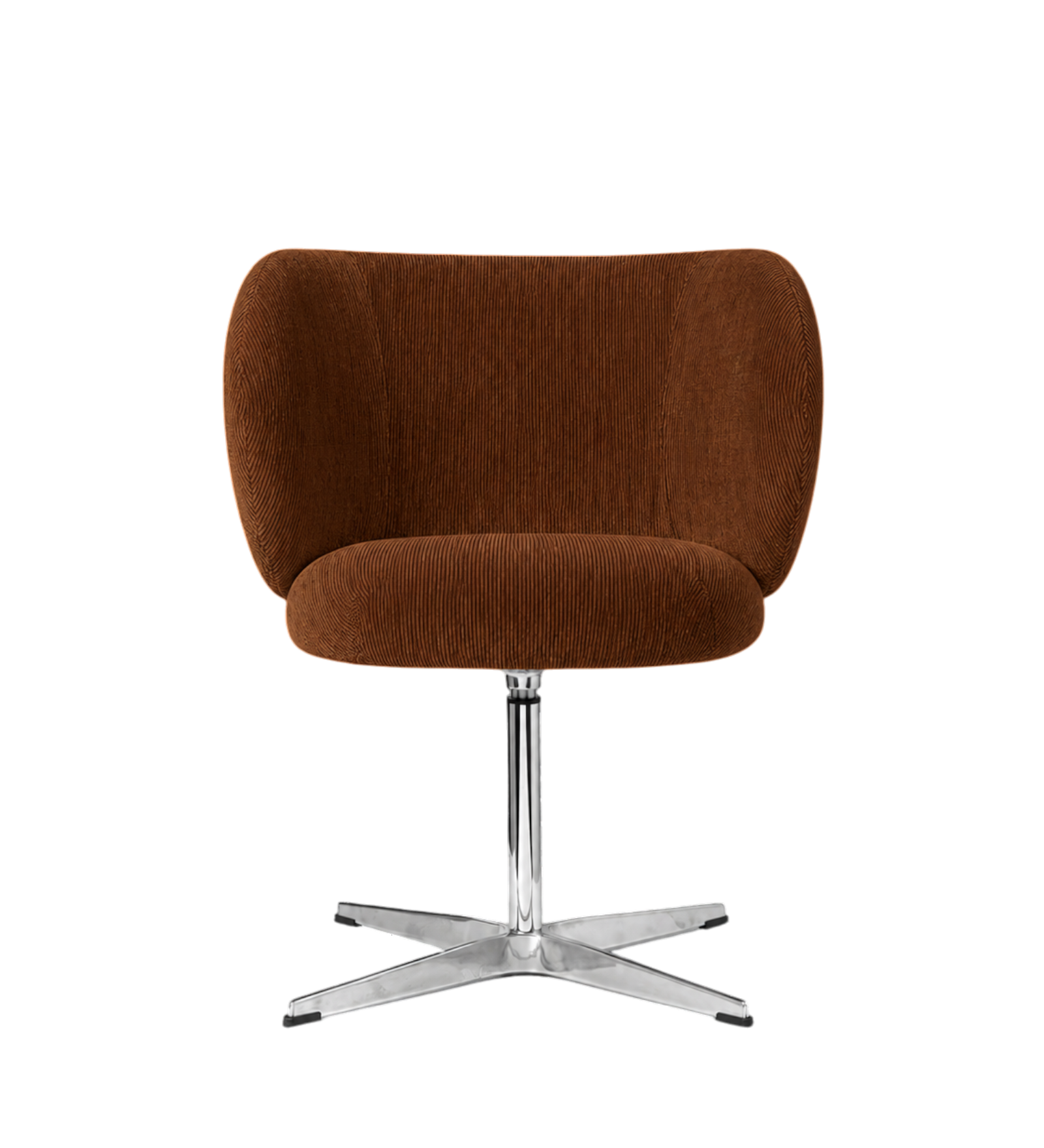 rico dining chair swivel - devoré velvet by ferm living